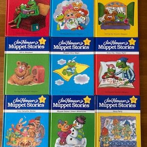 Vintage 90s Jim Henson&#39;s Muppet Stories Hardcover Book