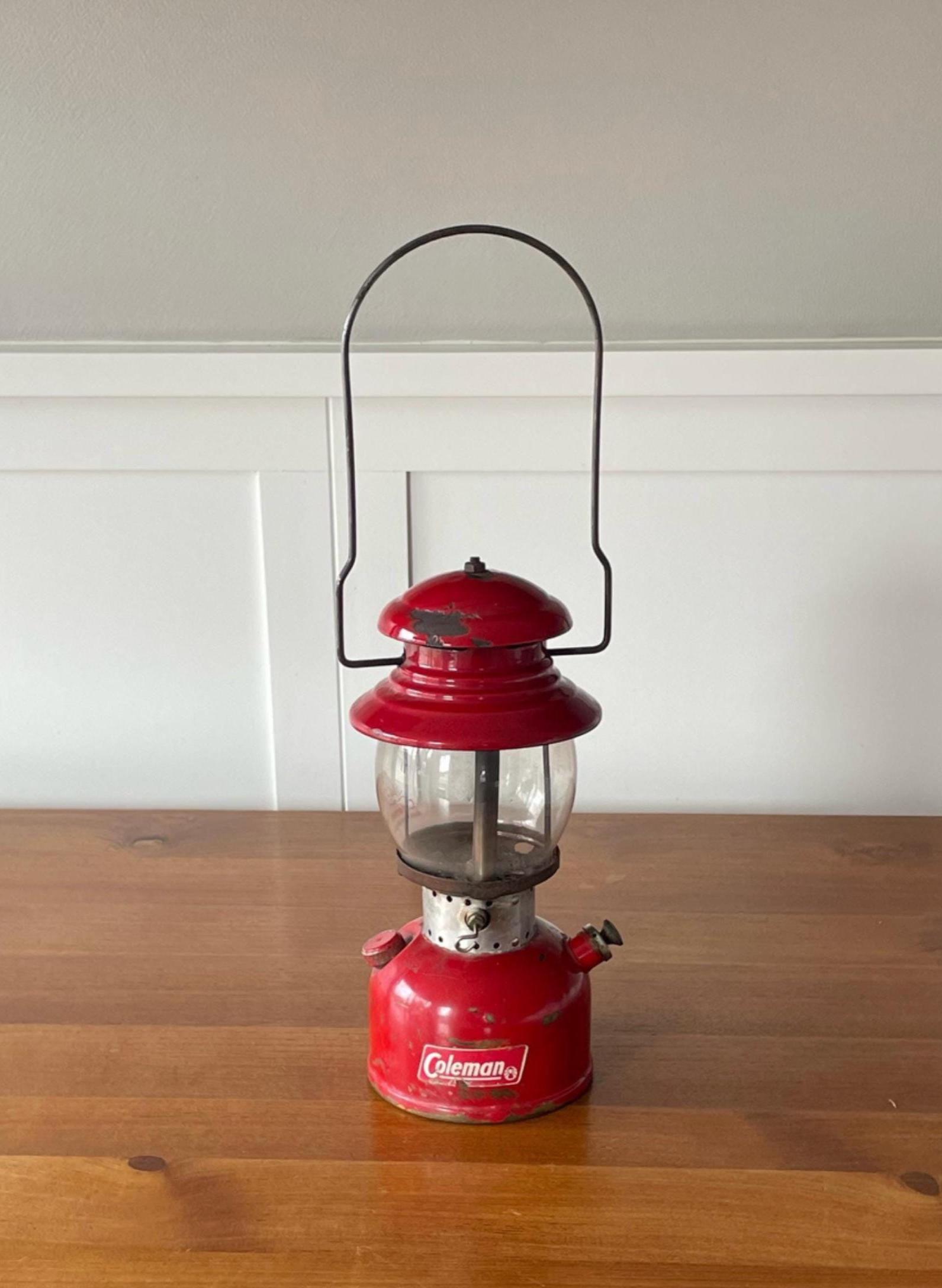 1960s Coleman Canada Lantern 200: Vintage Red Camping Decor - Etsy