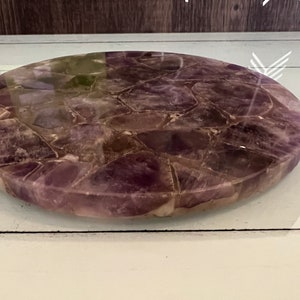 Enchanting Amethyst Crystal Plate Rare Natural Gem, Reiki Healing Decor, Spiritual Energy Enhancer Bild 8