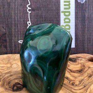 Energizing Malachite Free Form Dark Green Hue Boosts Self-Confidence with Stunning Patterns image 5