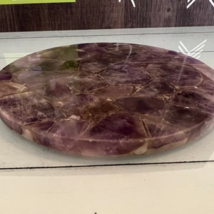 Enchanting Amethyst Crystal Plate Rare Natural Gem, Reiki Healing Decor, Spiritual Energy Enhancer image 7