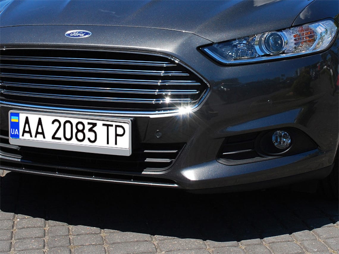 Ukraine Euro European Ukrainian License Plate Number Plate Embossed