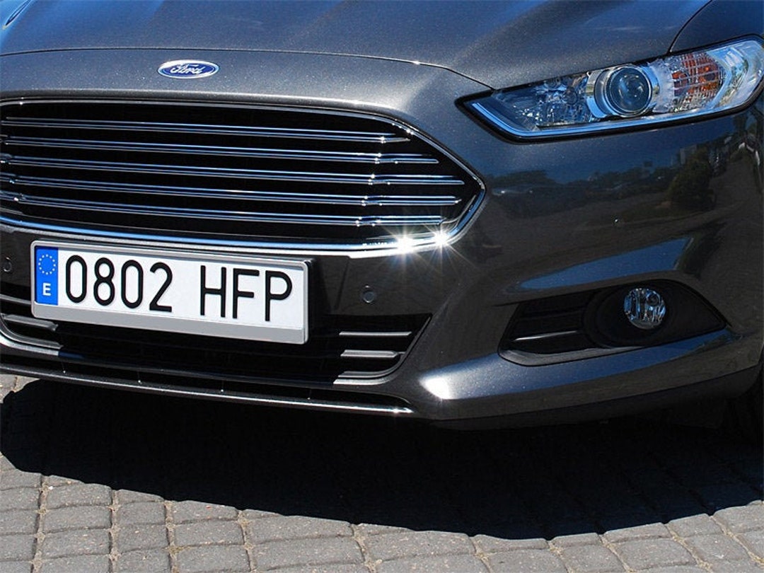 Spain Euro European Spanish License Plate Number Plate Embossed Custom