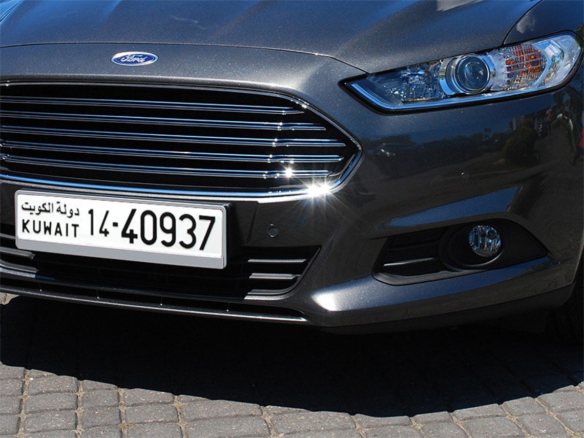 Kuwait Euro European Kuwaiti License Plate Number Plate Etsy