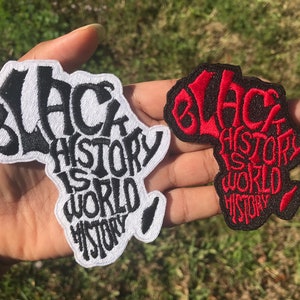 Black History is World History patch