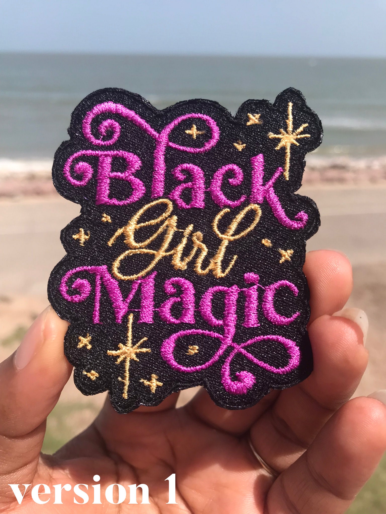 Black Girl Magic Patch / Custom Colors - Etsy