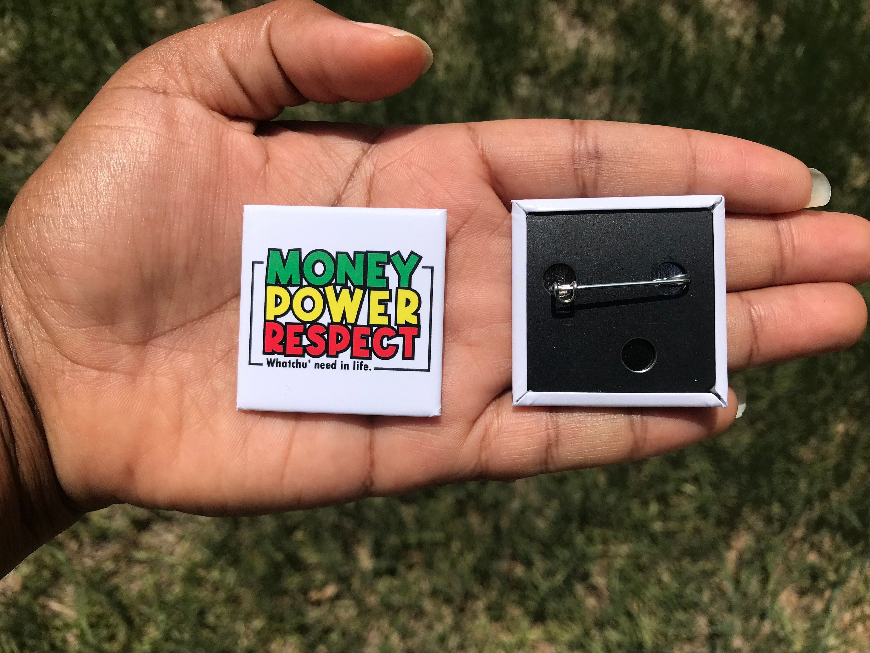 Money Power Respect Button - Etsy