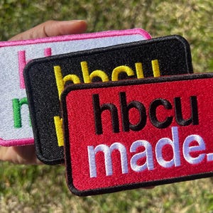hbcu made. Patch / custom colors