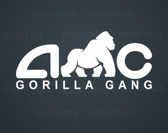 AMC GORILLA GANG,  Vinyl Decal Sticker | Amc Nation