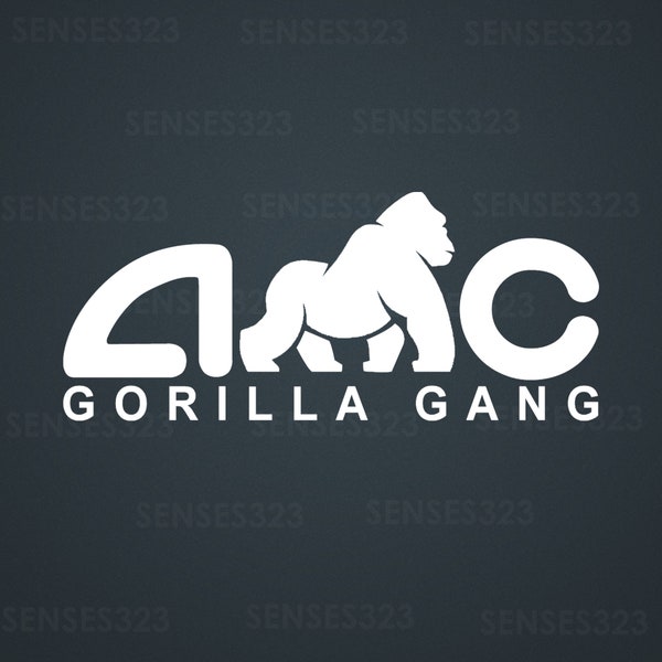 AMC GORILLA GANG,  Vinyl Decal Sticker | Amc Nation