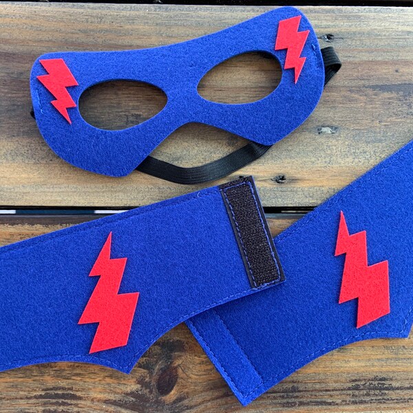 Superhero Mask and Arm band Set