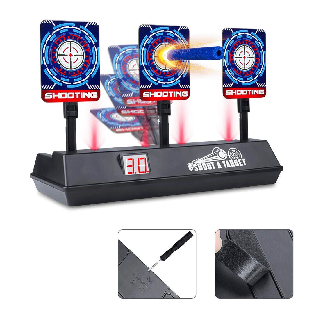 Gel Blaster Target Battery Operated Auto Resetting Nerf Gun Etsy