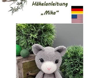 Crochet pattern kitten "Mika" DE/ENG