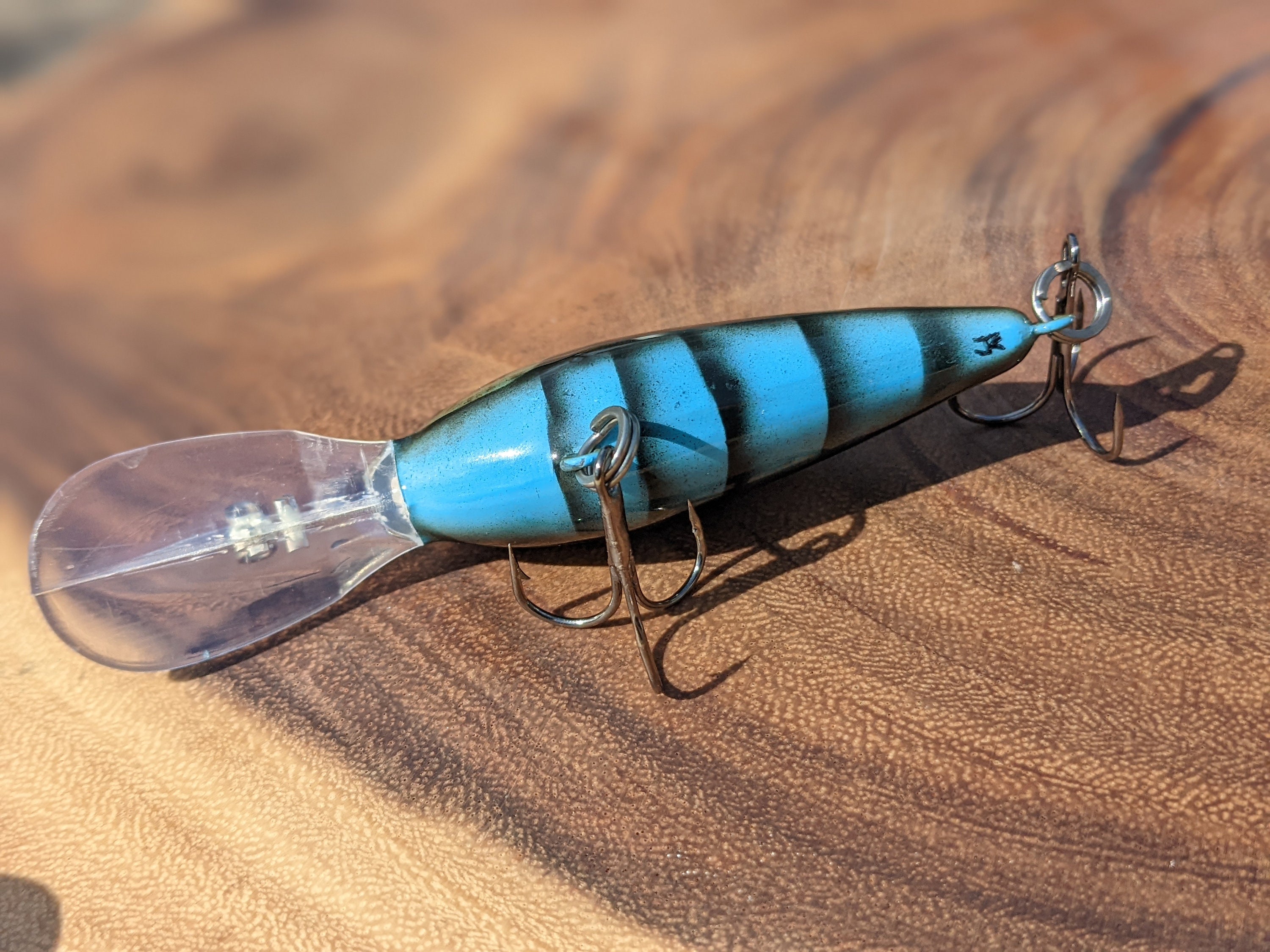 Blue Belly Craw Custom Painted Deep Diving Crankbait 