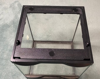 Tinkerframe ZM12 - Replacement lid Upgrade for Zoo Med 12x12 terrarium - Safe for tarantulas