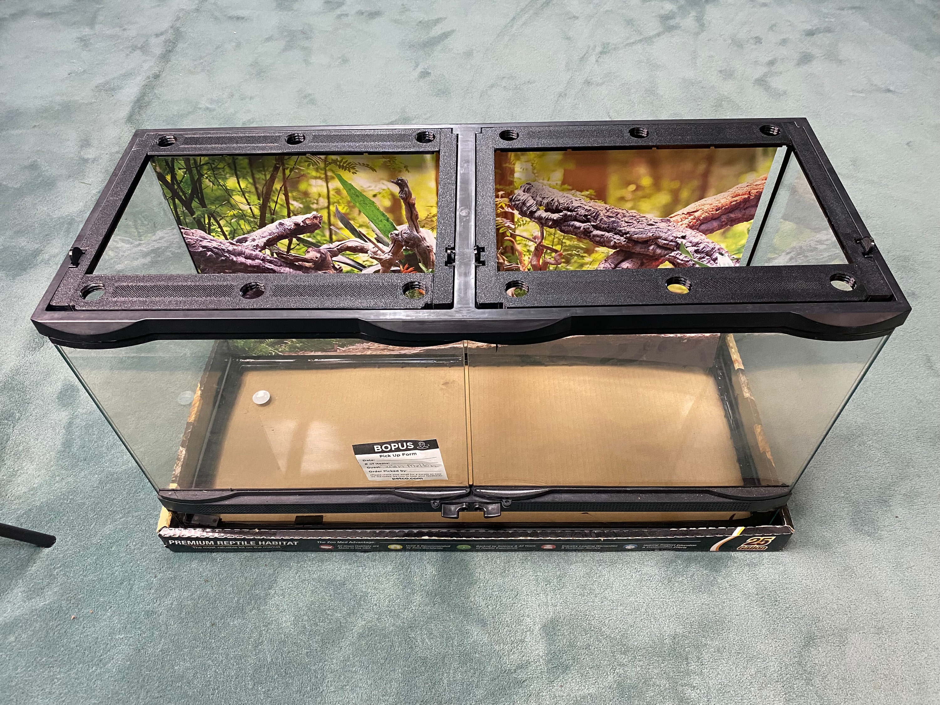 Tinkerframe ZM14 - Replacement Lid Upgrade Kit for Zoo Med 25 Gallon Tank -  Etsy