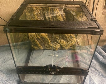 Tinkerframe Mini ET12 lid - Replacement lid Upgrade for Exo Terra Mini 12x12 terrarium - Safe for tarantulas