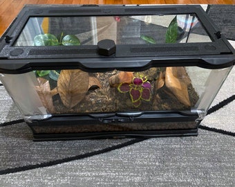 Tinkerframe ZM20  - Replacement lid Upgrade kit for Zoo Med 10 gallon front opening terrarium