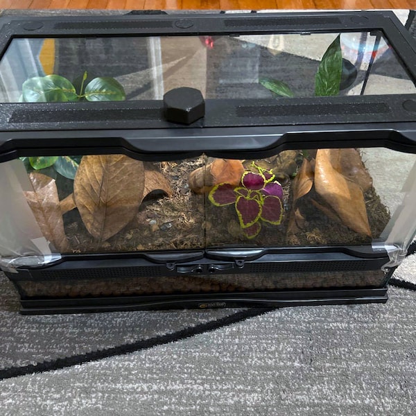 Tinkerframe ZM20  - Replacement lid Upgrade kit for Zoo Med 10 gallon front opening terrarium