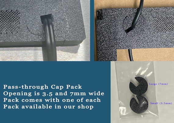Cord Pass-through Caps for Our 12