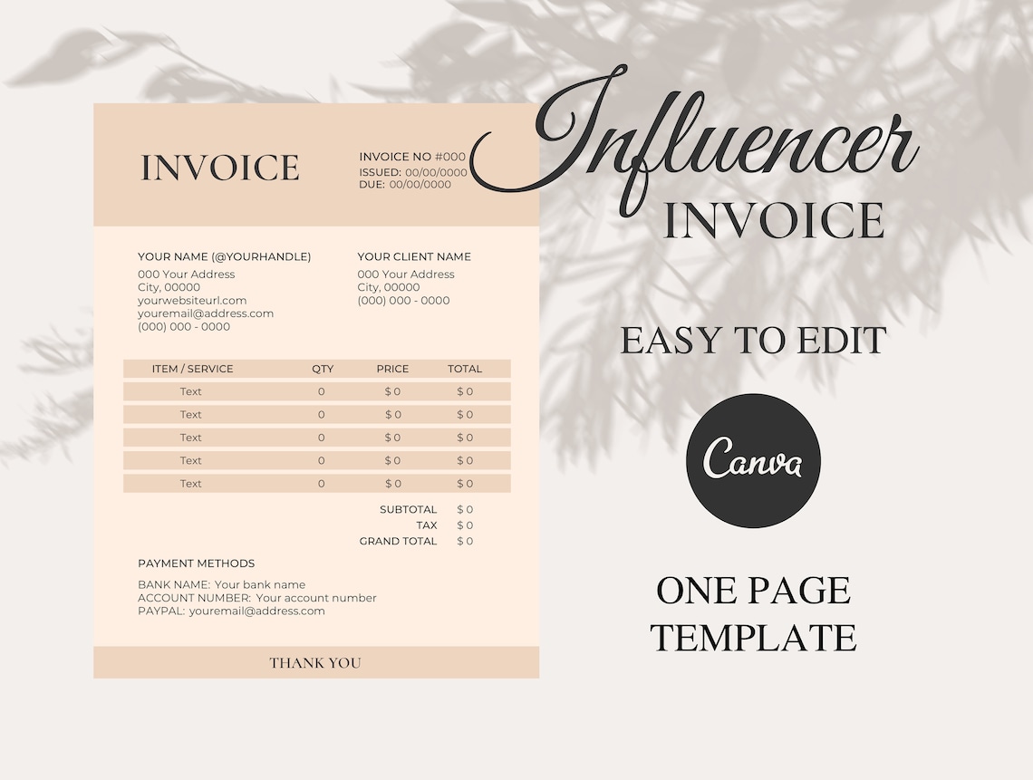 blogger-canva-invoice-form-blogger-influencer-invoice-etsy