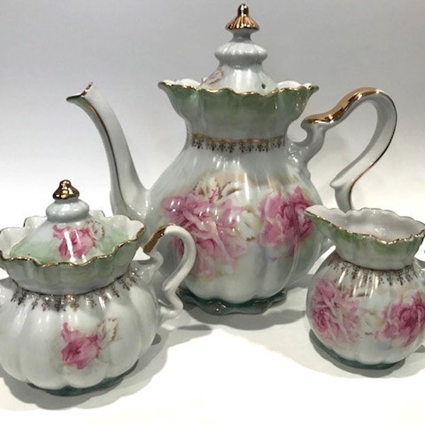 Hand Painted Tea Set Etsy