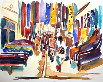 uzbekistan traditional bazar