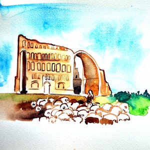 Architecture persane taghe kasra