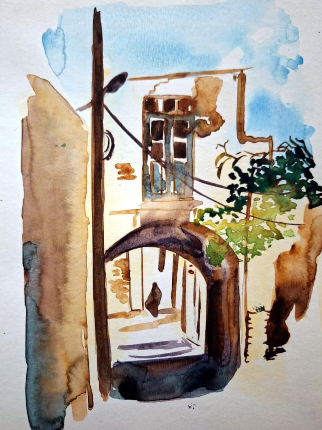 Original Iran Watercolor Painting - Etsy Canada