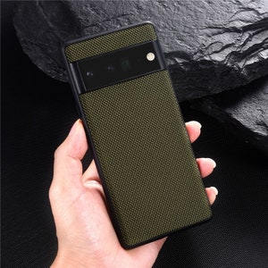 Luxury Nylon Fabric Cloth Case For Google Pixel 7 6 6A Pro 6Pro 7Pro Pixel6 Phone Shockproof Armor Full Protective Hard Cover