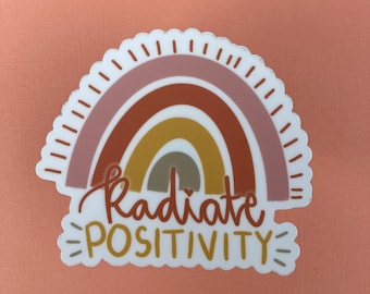Radiate Positivity Sticker