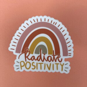 Radiate Positivity Sticker