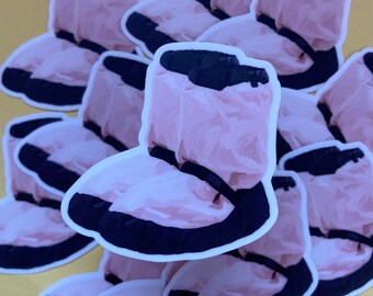 Dance Warm up Booties sticker
