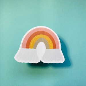 Macrame Rainbow Sticker - Etsy