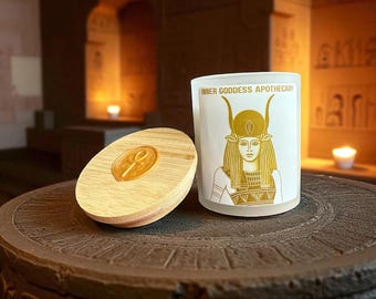 Goddess Hathor Candle