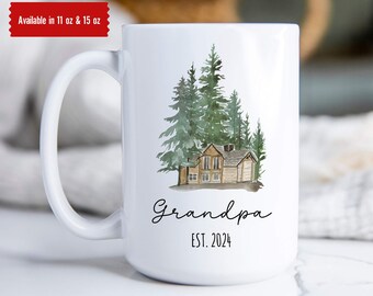 Pregnancy Announcement Grandparent Mug, Baby Announcement Grandpa Mug, New Gramps Gift, New Grandparent Gift, Baby Announcement Grandpa Gift