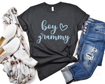 Boy Grammy Shirt, Grandma of Boys Shirt, Grandmother Shirt, Gift for Grandma, Gigi Nana Nonna Gift, Grandkids Gift, Christmas Grandma Gift