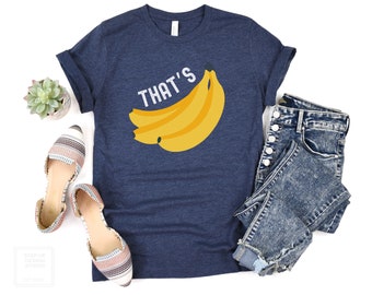 That's Bananas Shirt, Toddler Youth Hip Funny Cool Trendy Graphic Print, Funny Banana Shirt, Weird Shirts For Men Women