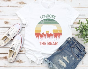 I Choose The Bear Shirt, Feminist Shirt, Team Bear Shirt, Man vs Bear, Women Rights Shirt, Medusa Shirt, Female Empowerment, Trendy Tik Tok
