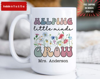 Personalized Teacher Appreciation Gift, Teacher's Day, Best Teacher Birthday Present, Cool Christmas Custom Gift, Unique Thank You CoffeeMug