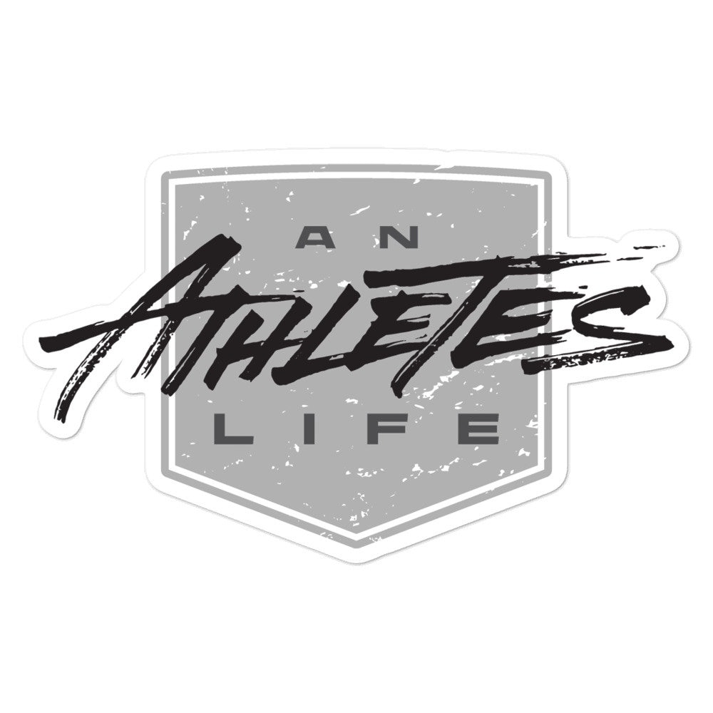 An Athletes Life Sticker / Laptop Water Bottle Hydro Flask Car Bumper