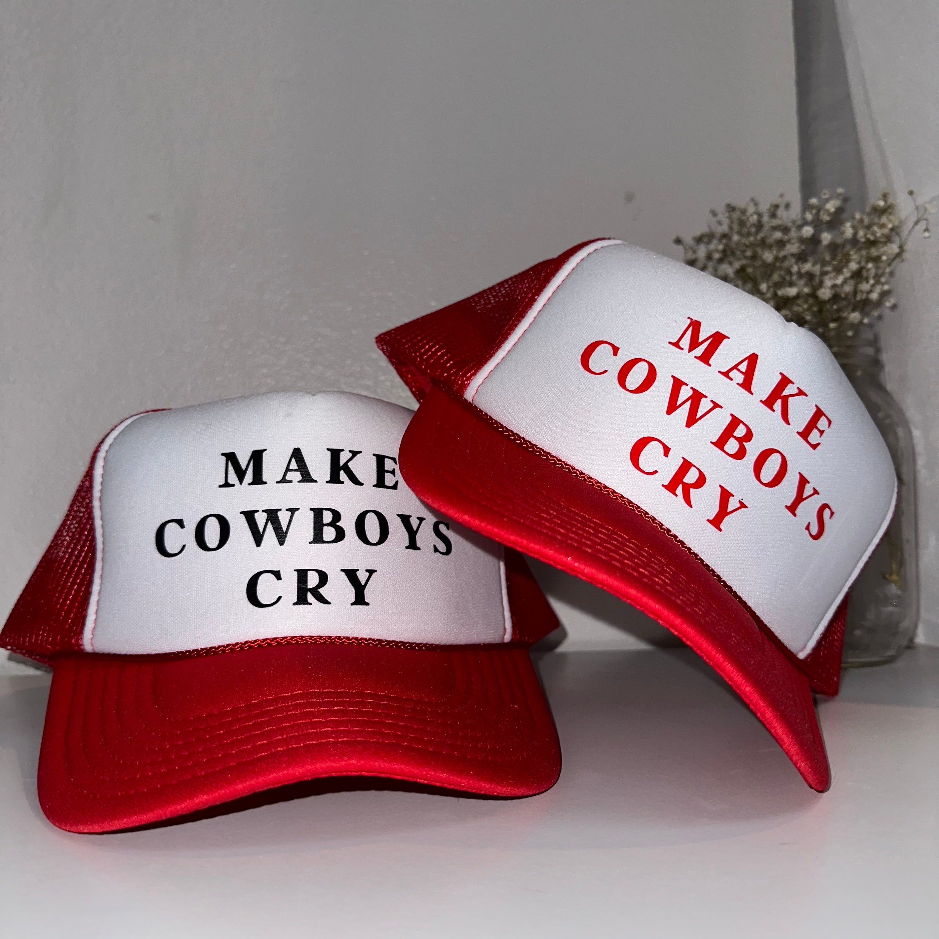 - Red Etsy Trucker