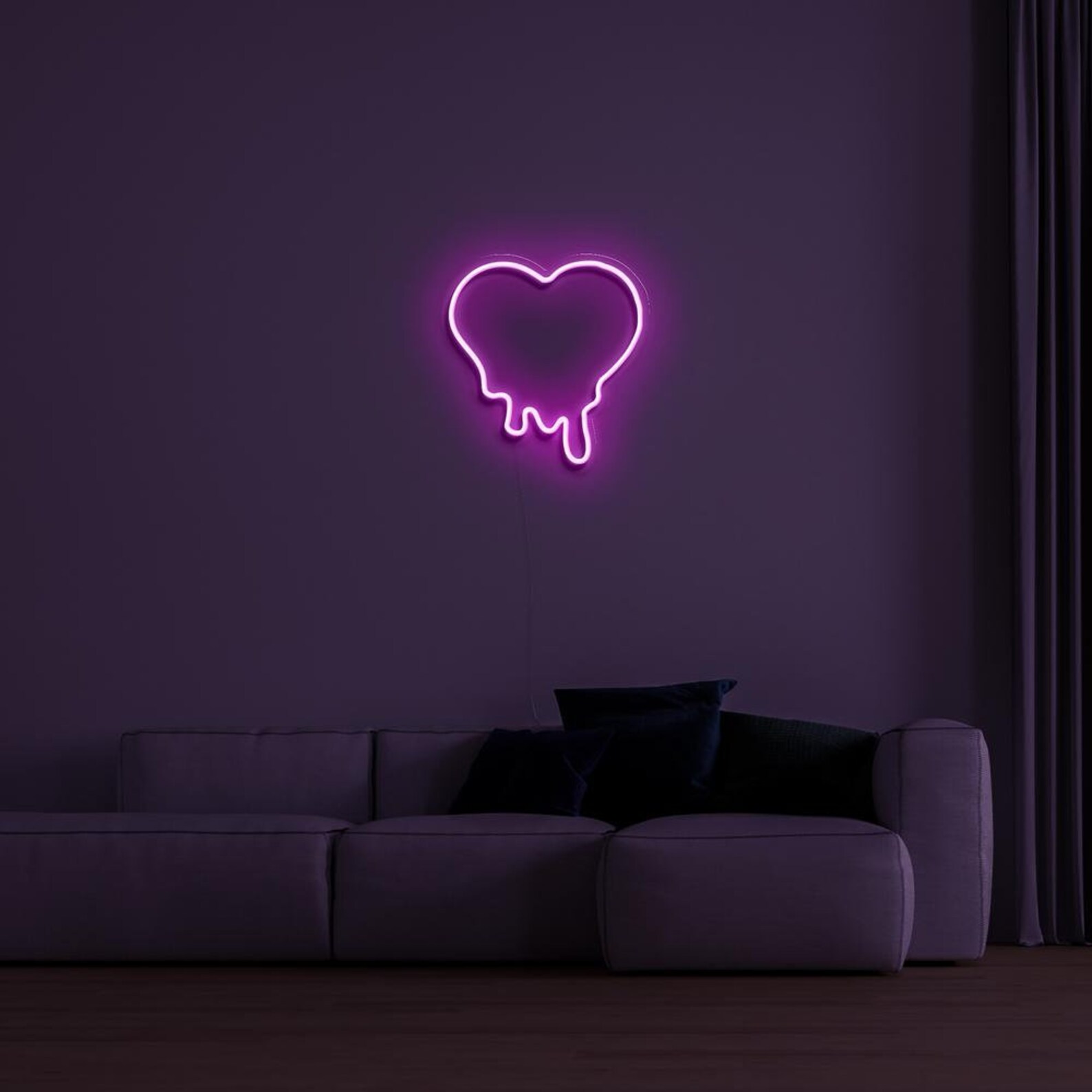 TATTOO LED Neon Schild - USB Wanddekoration Mit Verstellbarer Helligkeit Für Wohnzimmer, Bar & Party