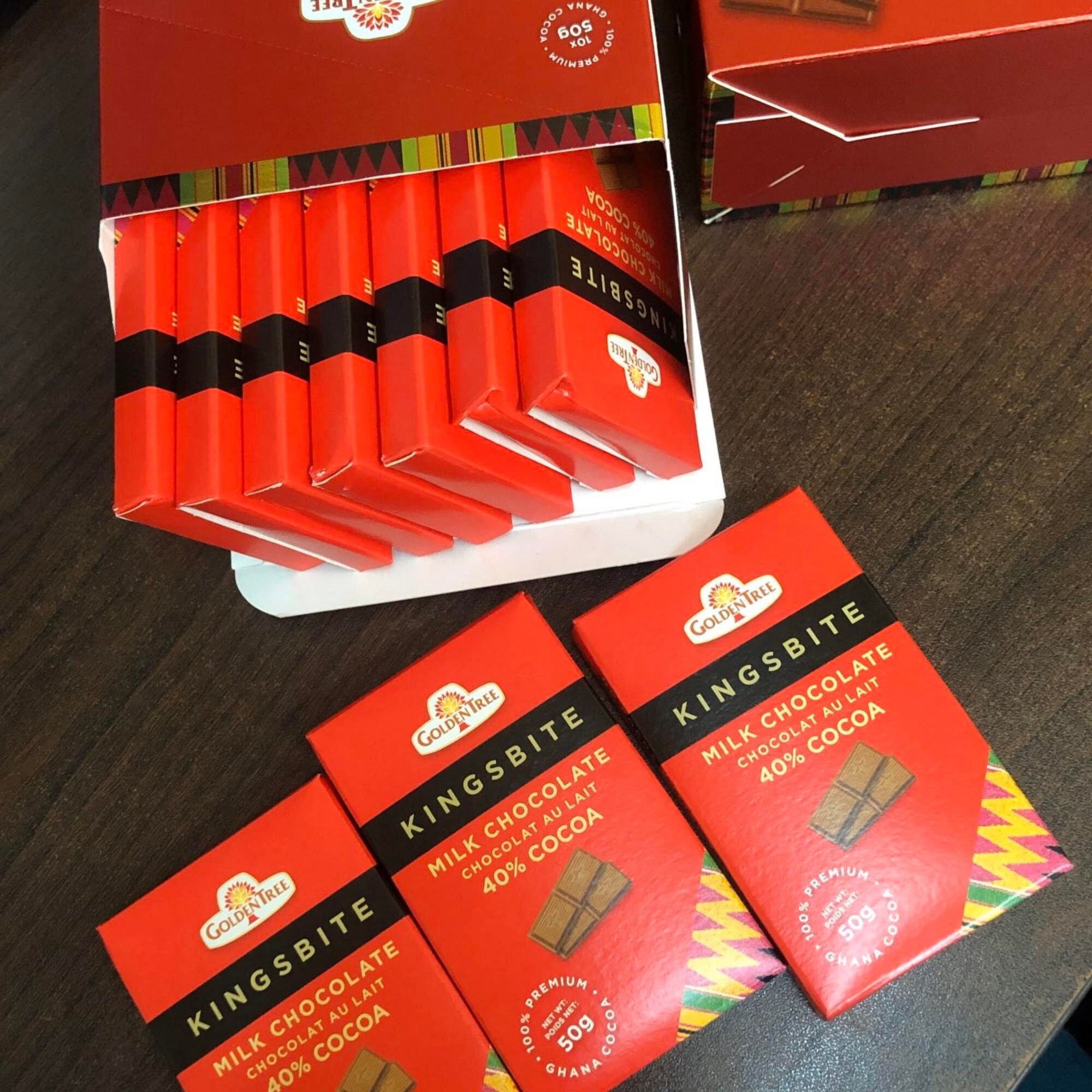 Golden Tree Kingsbite Milk Chocolate From Ghana Etsy