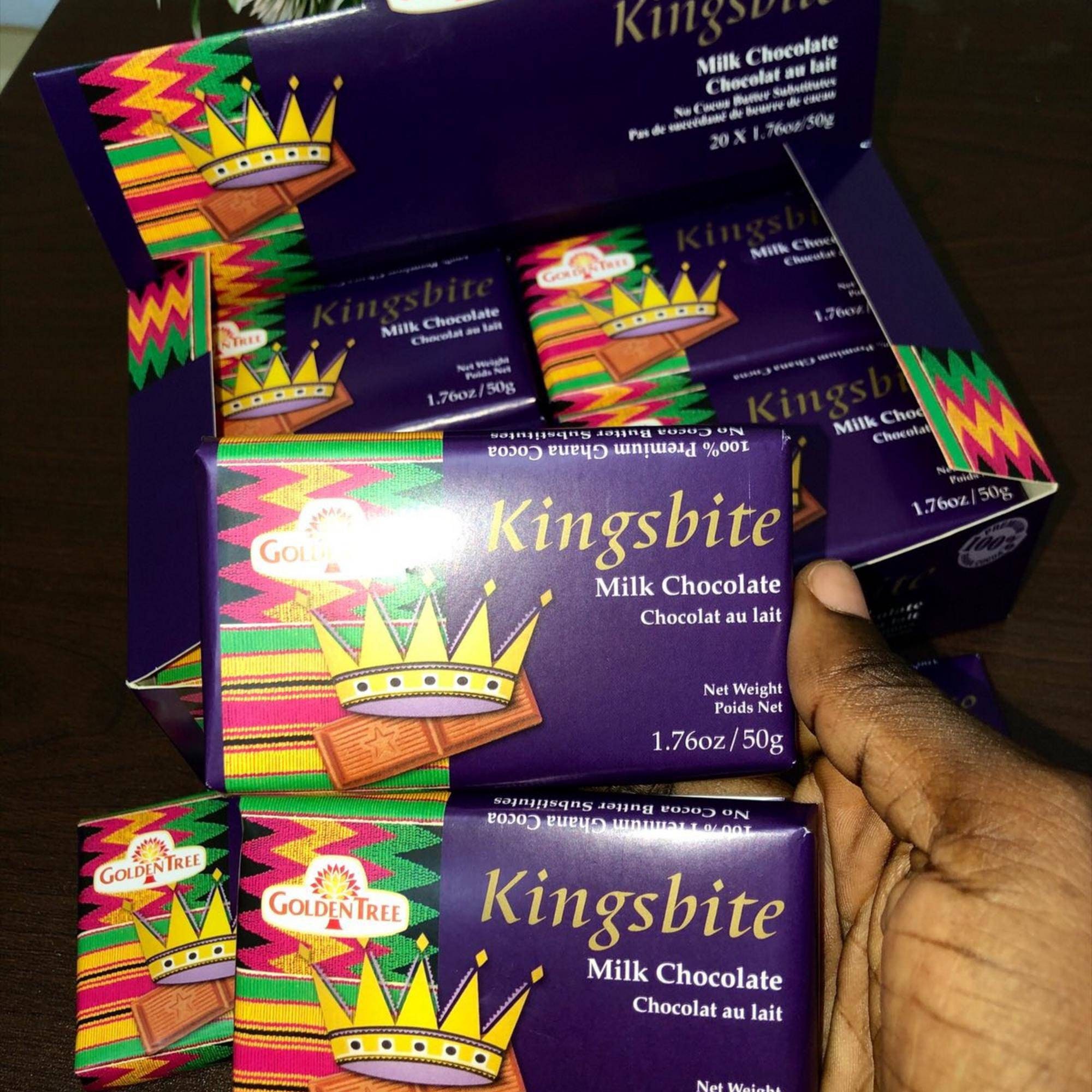 Kingsbite Milk Chocolate Golden Tree From Ghana Etsy