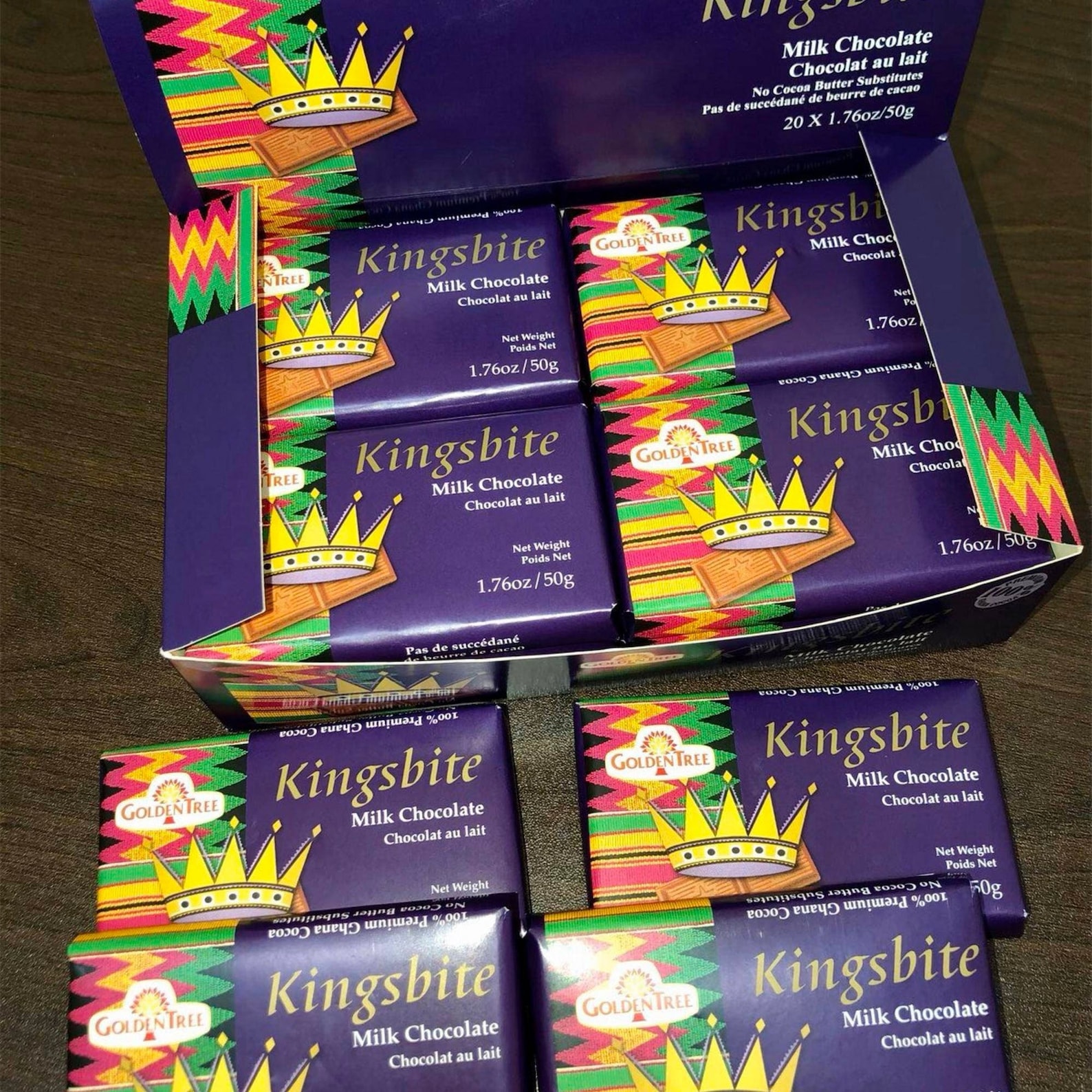 Kingsbite Milk Chocolate Golden Tree From Ghana Etsy