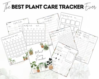Plant Care Tracker Journal, Printable, Digital Download, Instant Download.