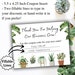 Coupon Card, Fillable, Plant Businesses, Printable, Digital Download, Instant Download. - Etsy UK
