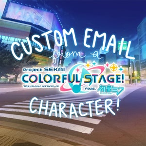 CUSTOM Email von einem Project Sekai Charakter!