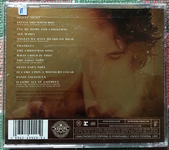 Josh groban sale christmas songs